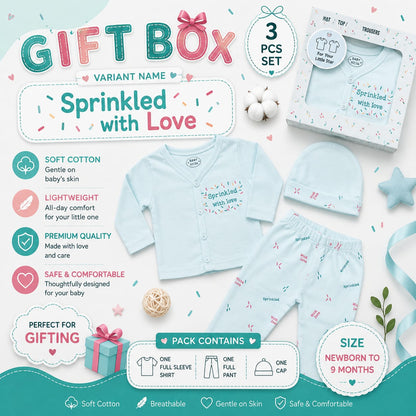 3pc Gift Box Set | Newborn to 9m