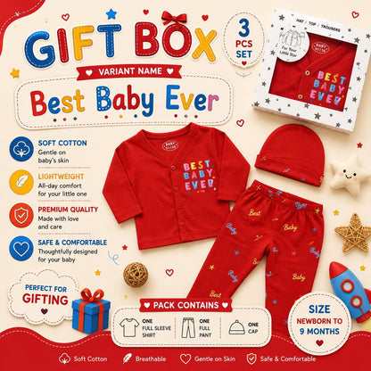 3pc Gift Box Set | Newborn to 9m