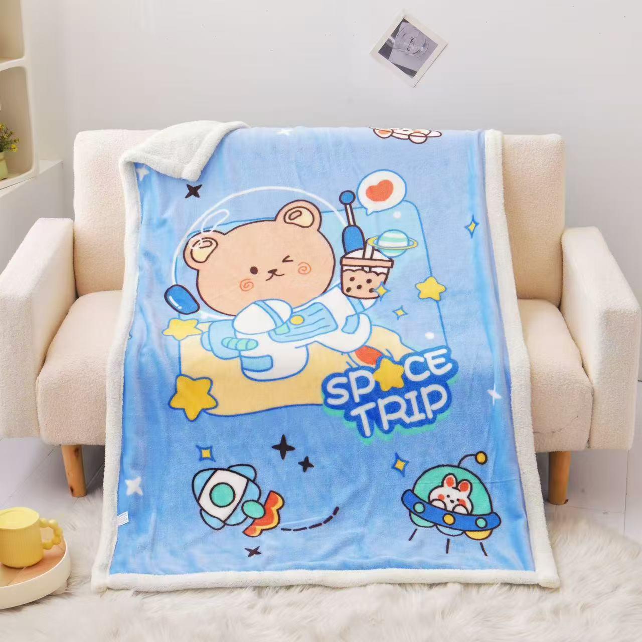 Korean Premium Baby Fur Blankets | 100*160cms