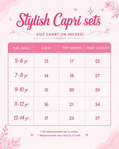 Stylish casual Sets for Girls | 5yrs to 13yrs