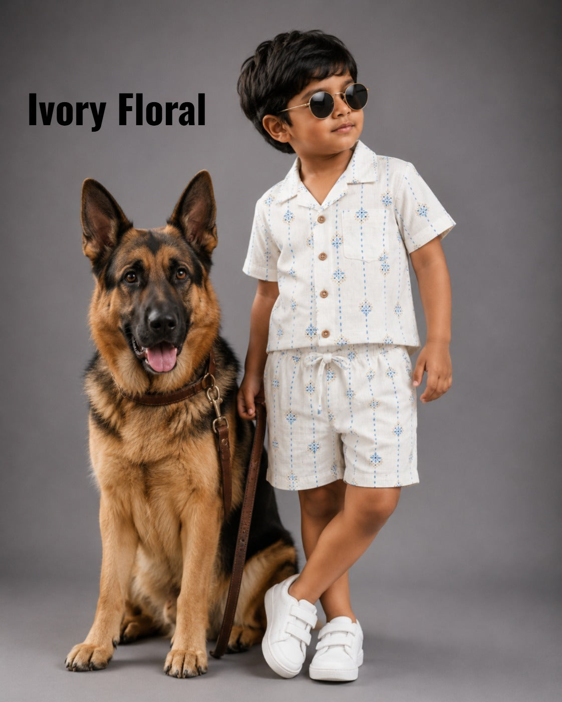 Muslin & cotton Short Sets for Boys 1yr to 5yrs | Soft & Breathable Fabric