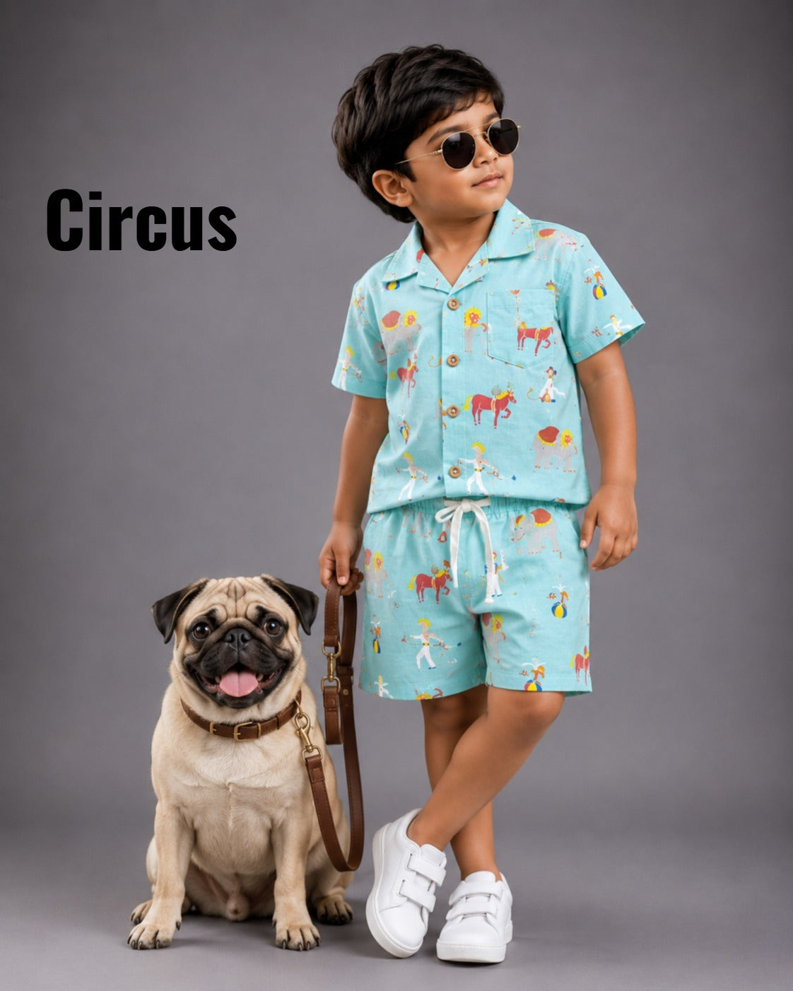 Muslin & cotton Short Sets for Boys 1yr to 5yrs | Soft & Breathable Fabric