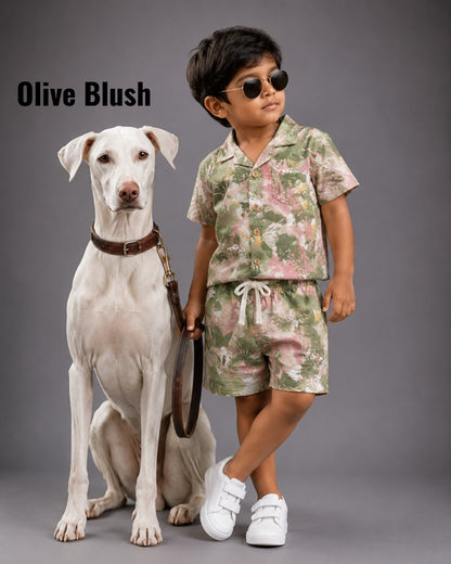 Muslin & cotton Short Sets for Boys 1yr to 5yrs | Soft & Breathable Fabric
