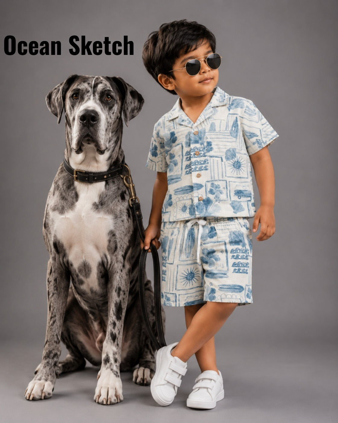 Muslin & cotton Short Sets for Boys 1yr to 5yrs | Soft & Breathable Fabric