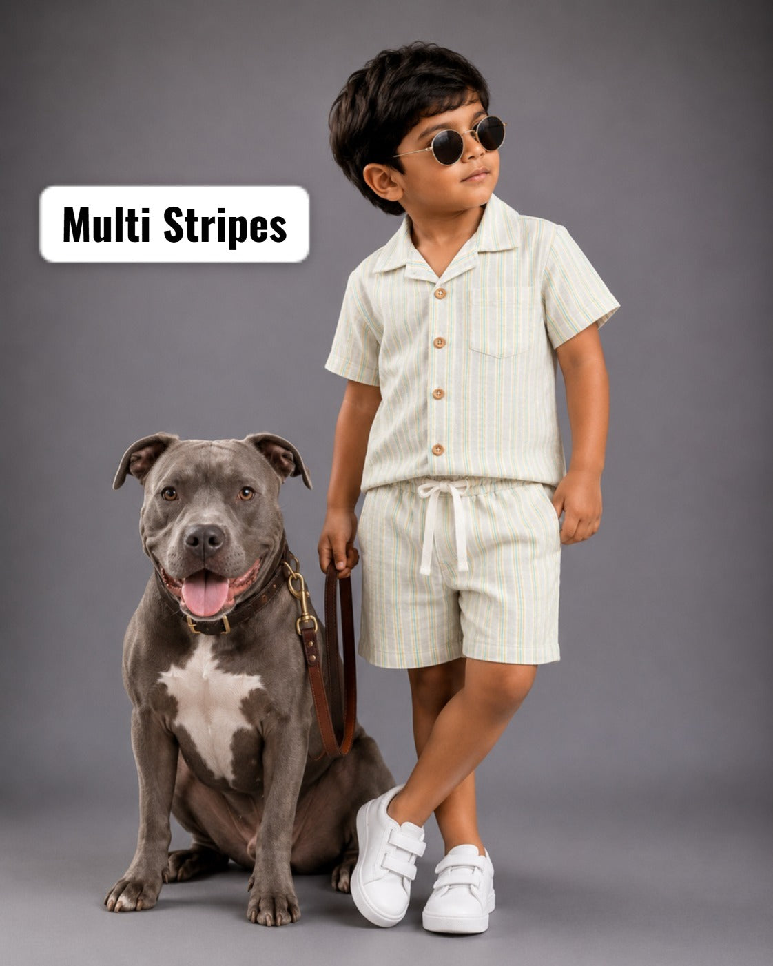 Muslin & cotton Short Sets for Boys 1yr to 5yrs | Soft & Breathable Fabric