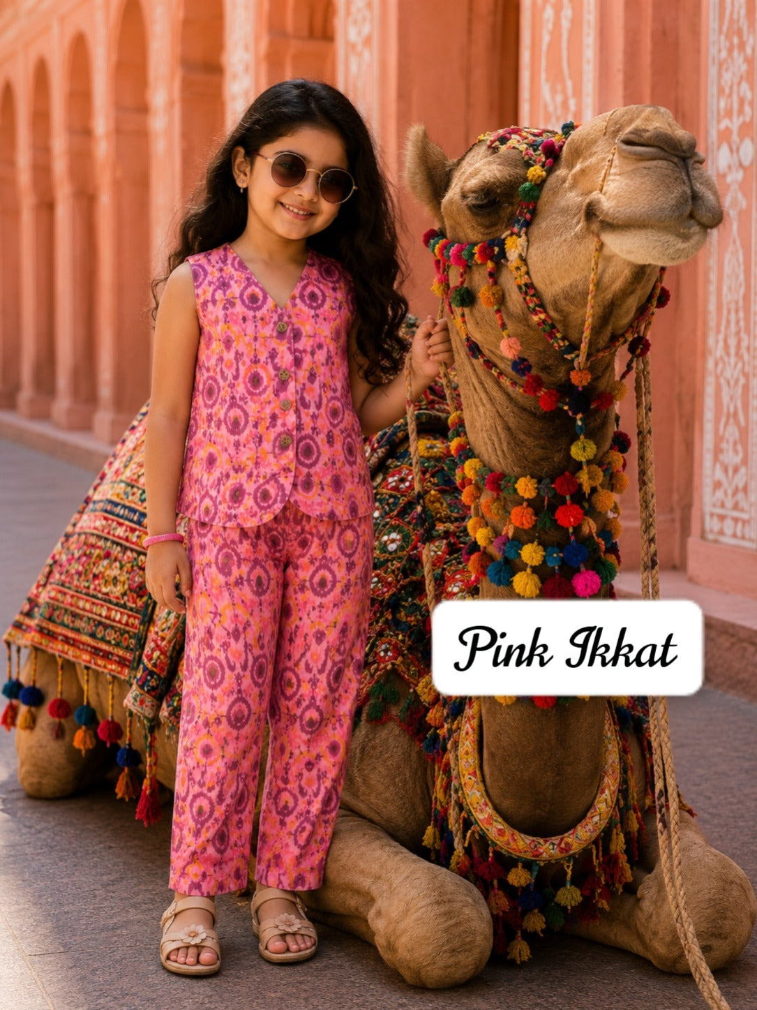 Stylish W-Cut Indo western cotton Coords