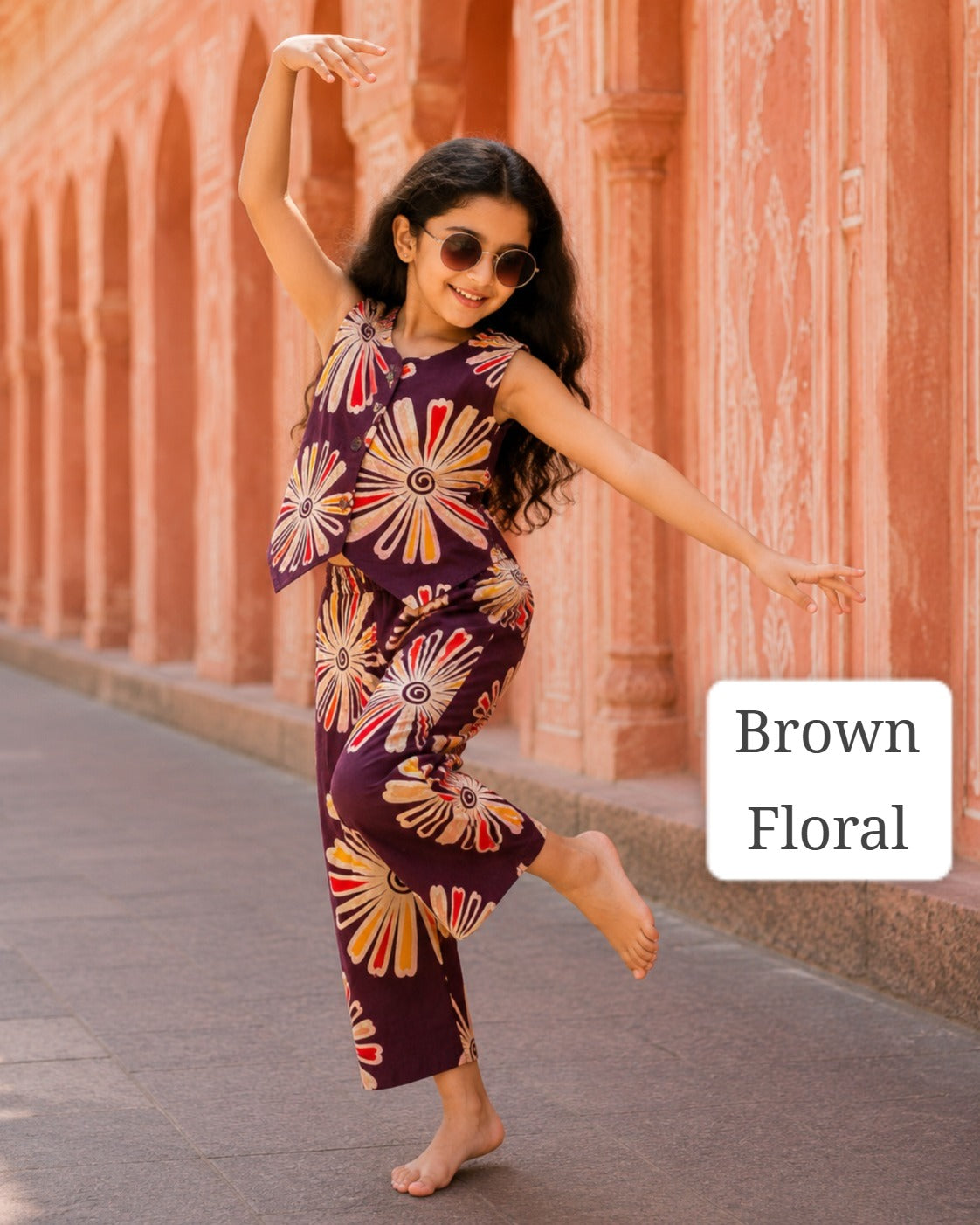 Stylish W-Cut Indo western cotton Coords