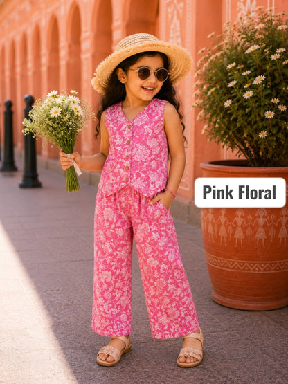 Stylish W-Cut Indo western cotton Coords Batch 2