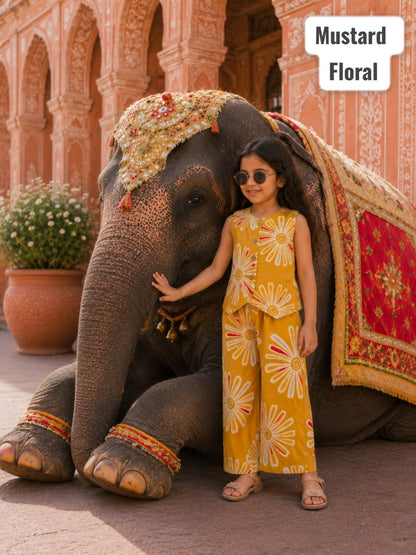 Stylish W-Cut Indo western cotton Coords Batch 2
