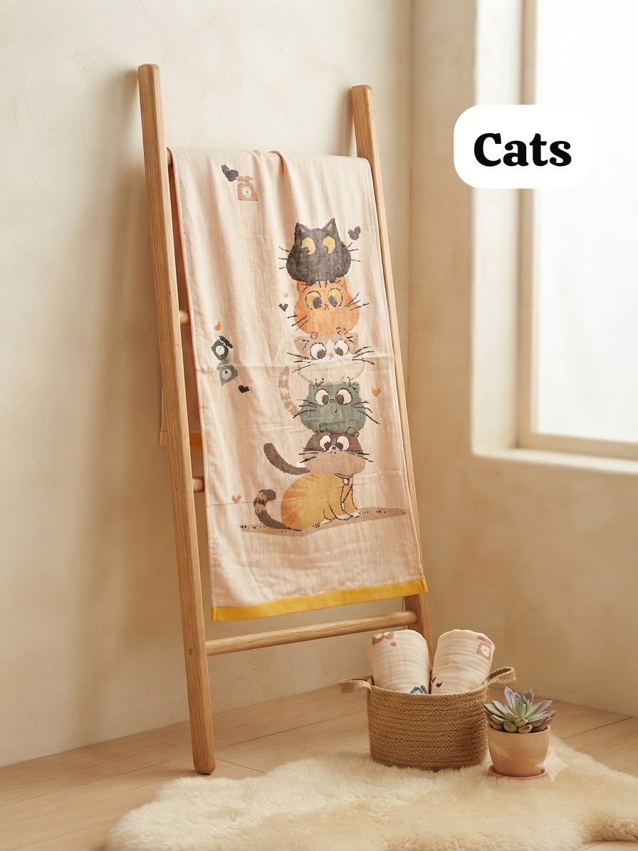 3 layer Muslin Gauze Towels