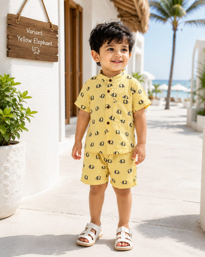 Premium boys cotton & muslin coord Sets | 1year to 3yrs| Premium Feels