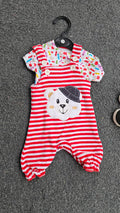 Baby velour Dungaree Sets for  0-1yr | Playful and Comfort Edition