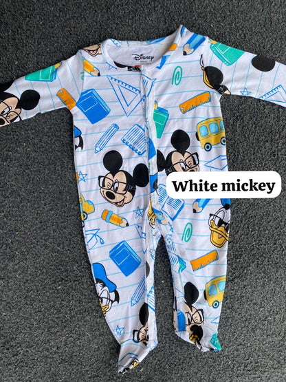 Footed Rompers sleepsuit-body jumpsuits (9-12months)