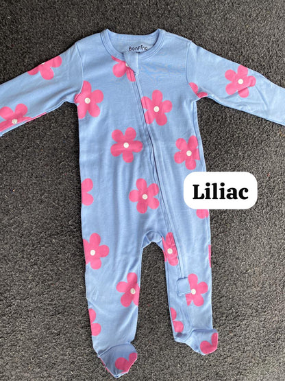 Footed Rompers sleepsuit-body jumpsuits (9-12months)