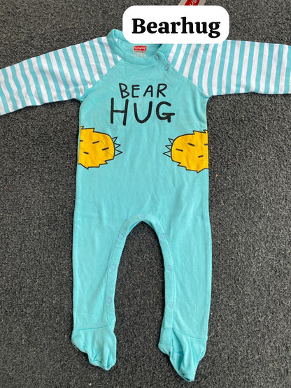 Footed Rompers sleepsuit-body jumpsuits (9-12months)