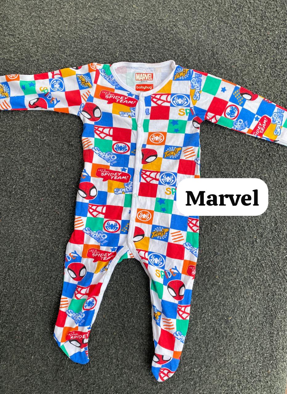Footed Rompers sleepsuit-body jumpsuits (9-12months)