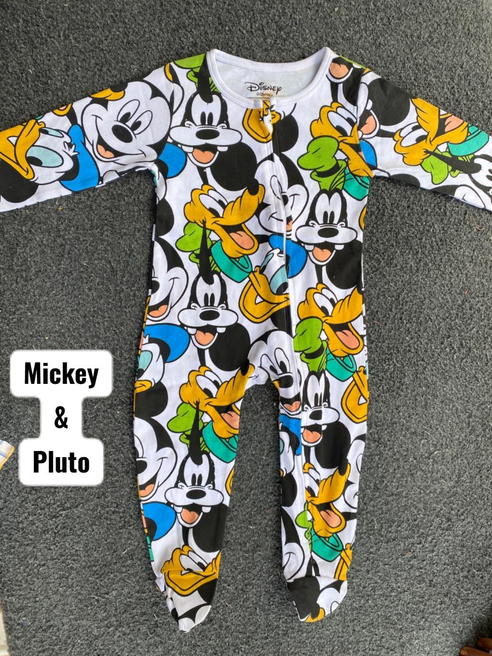 12-18months Footed Rompers sleepsuit- m
