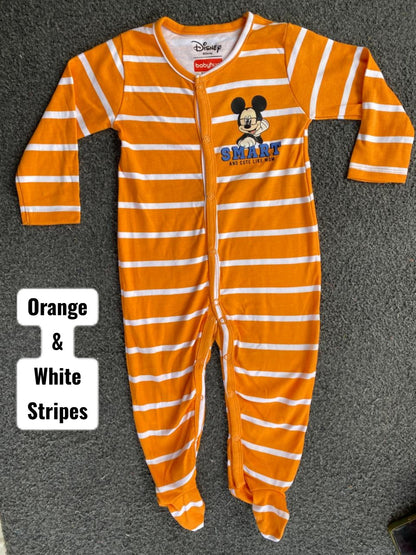 12-18months Footed Rompers sleepsuit- m