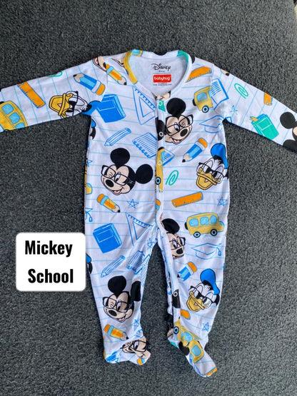 12-18months Footed Rompers sleepsuit- m