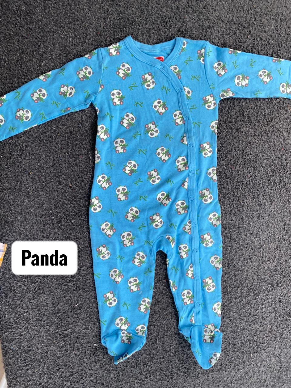 12-18months Footed Rompers sleepsuit- m