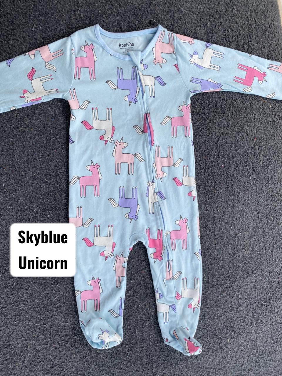 12-18months Footed Rompers sleepsuit- m