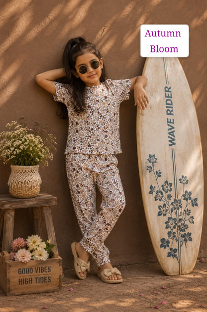 Soft Ribbed Cotton Pant Sets | 2yrs to 5yrs
