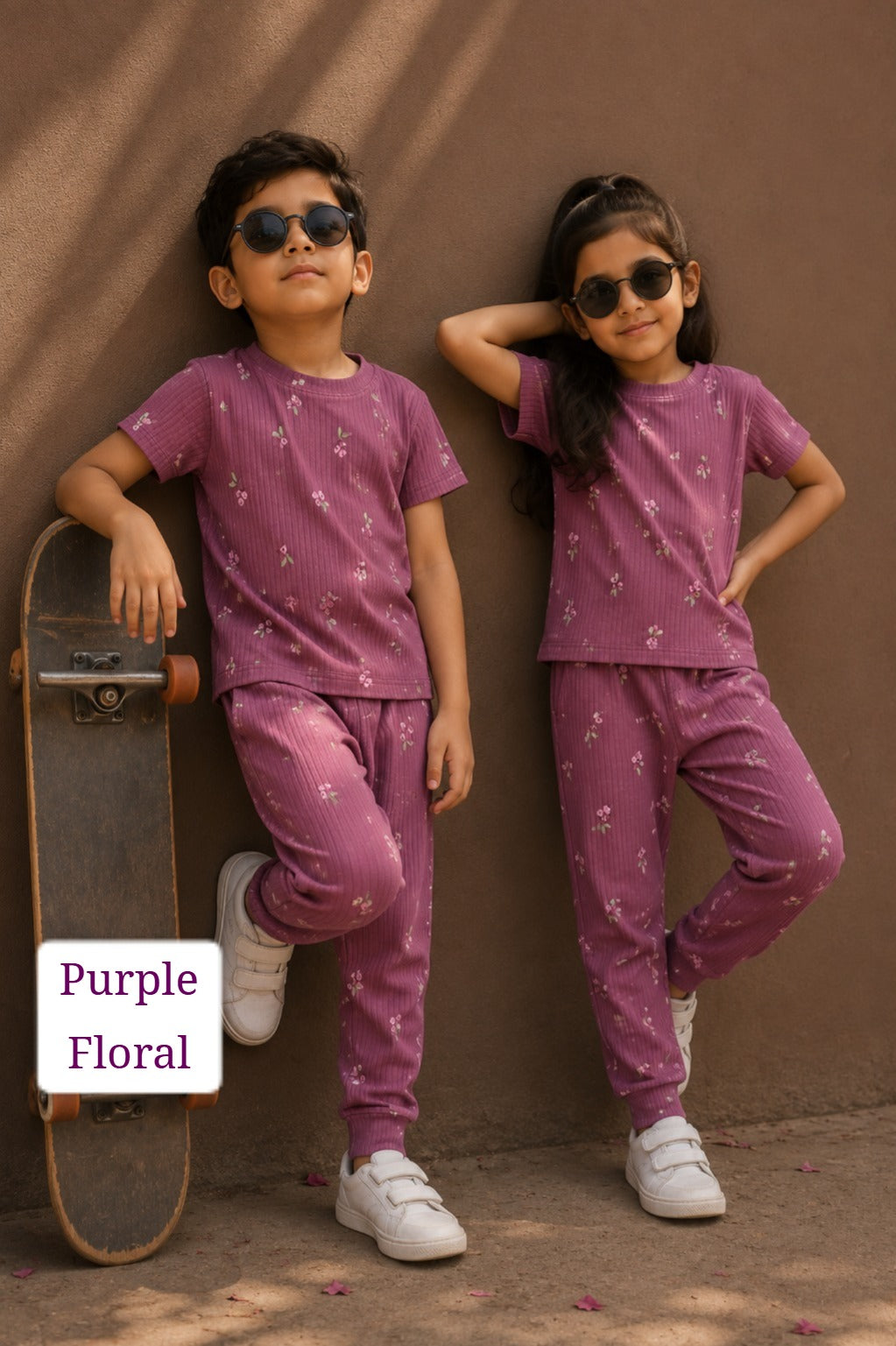 Soft Ribbed Cotton Pant Sets | 2yrs to 5yrs