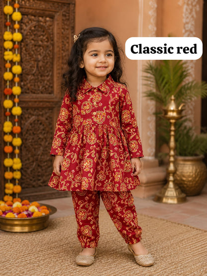 Pure Cotton Coords |( 2-3yrs) | 22 size |Our Traditional Edition