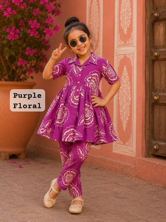 Pure Cotton Coords |( 6-8yrs) | 28 size | traditional wear
