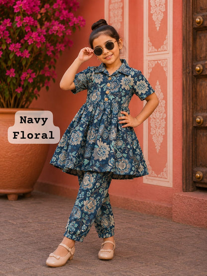 Pure Cotton Coords |( 7-8yrs) | 28 size | traditional wear