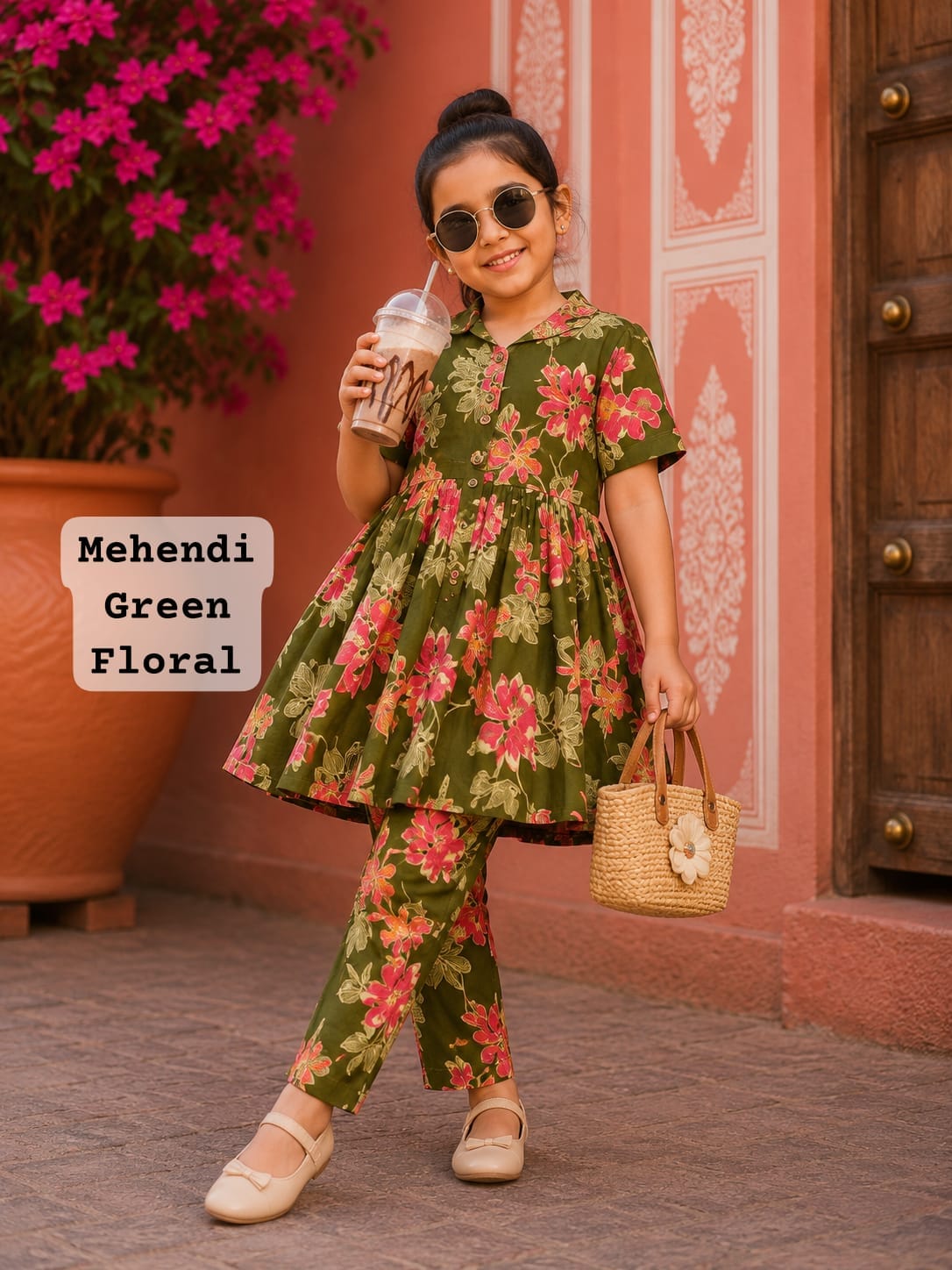 Pure Cotton Coords |( 7-8yrs) | 28 size | traditional wear