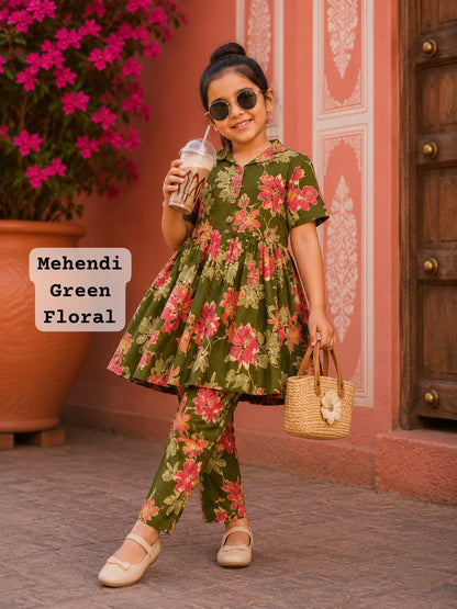 Pure Cotton Coords |( 7-8yrs) | 28 size | traditional wear