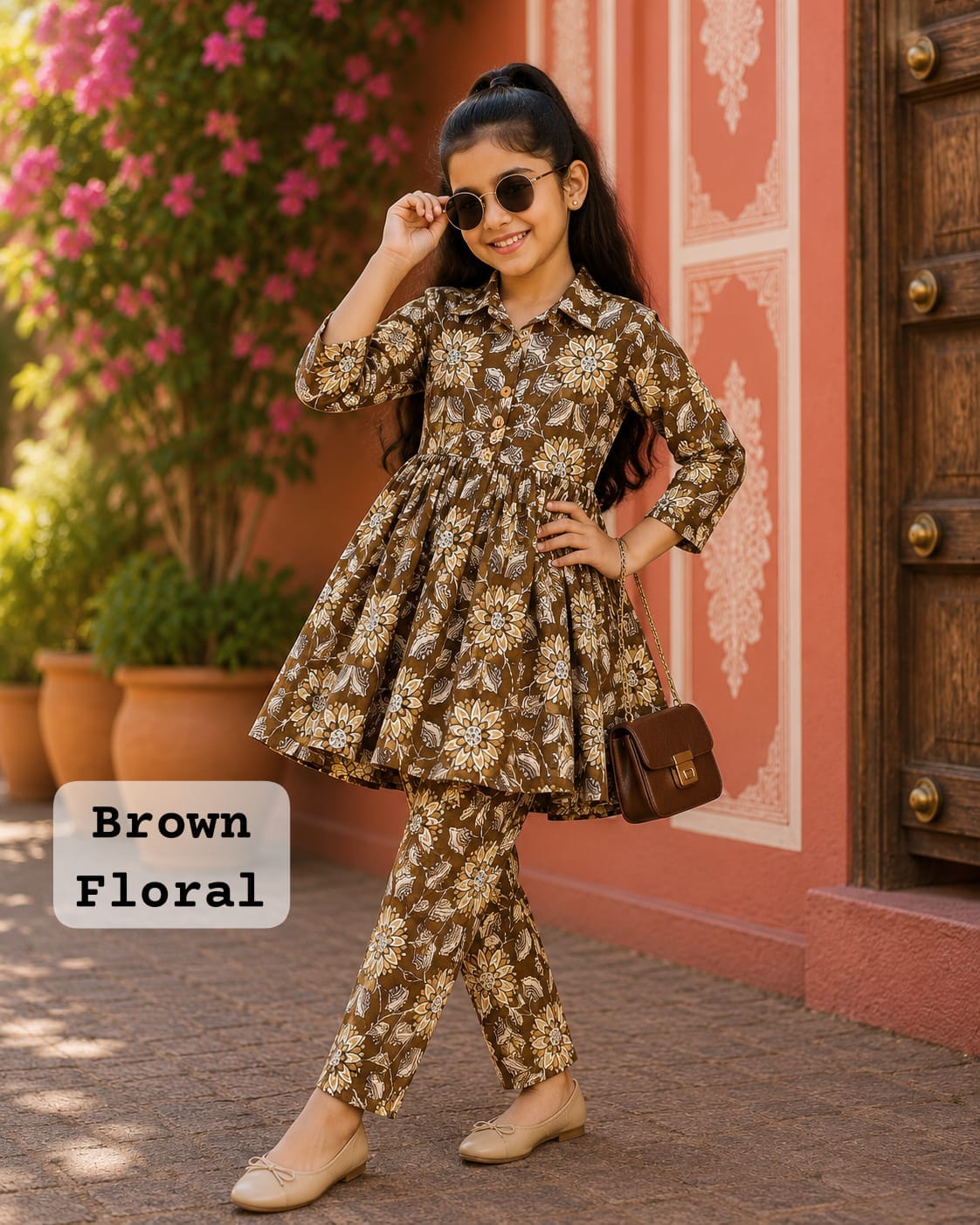 Cotton Coords for Girls |9-10yrs size |Size 30 | Our Traditional Edition