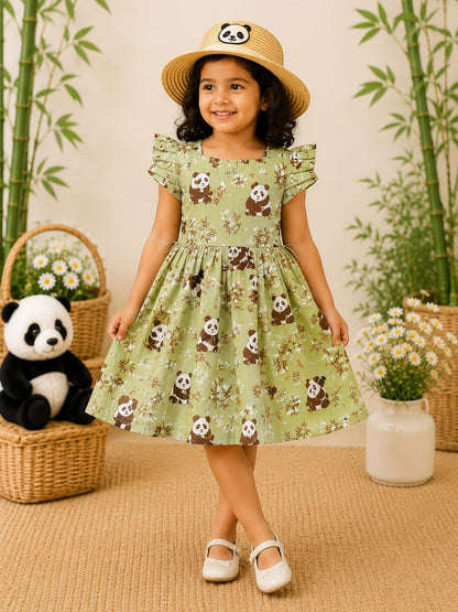Pure cotton Panda frocks|Jaipuri frocks| 1 to 9yrs