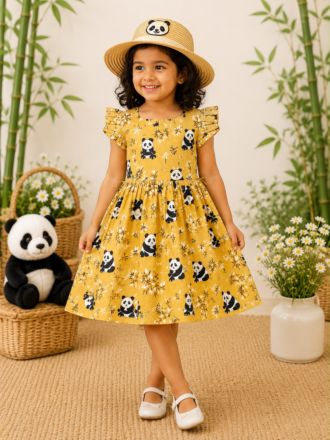 Pure cotton Panda frocks|Jaipuri frocks| 1 to 9yrs
