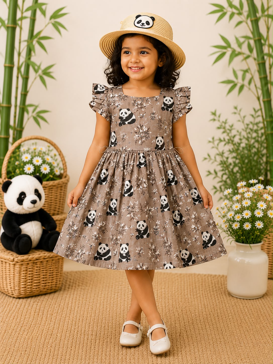 Pure cotton Panda frocks|Jaipuri frocks| 1 to 9yrs