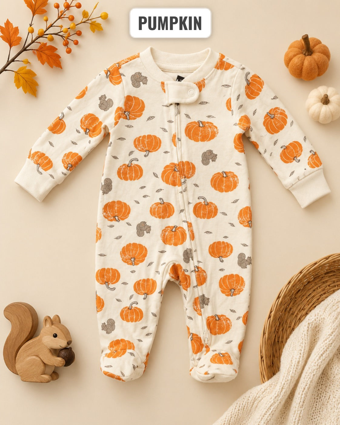 Footed Rompers sleepsuit-newborn