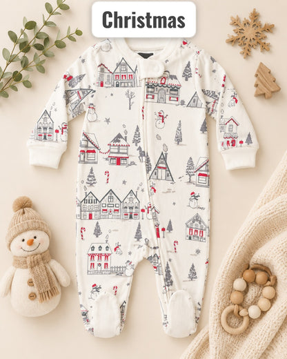 Footed Rompers sleepsuit-newborn