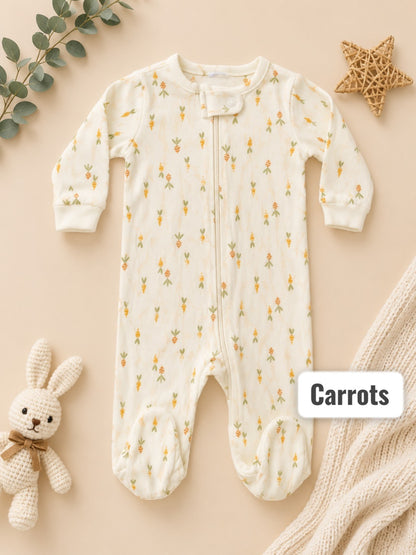 Footed Rompers sleepsuit-newborn