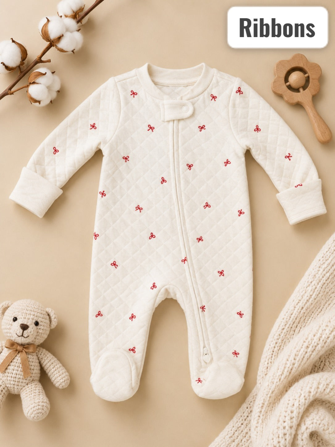 Footed Rompers sleepsuit-newborn