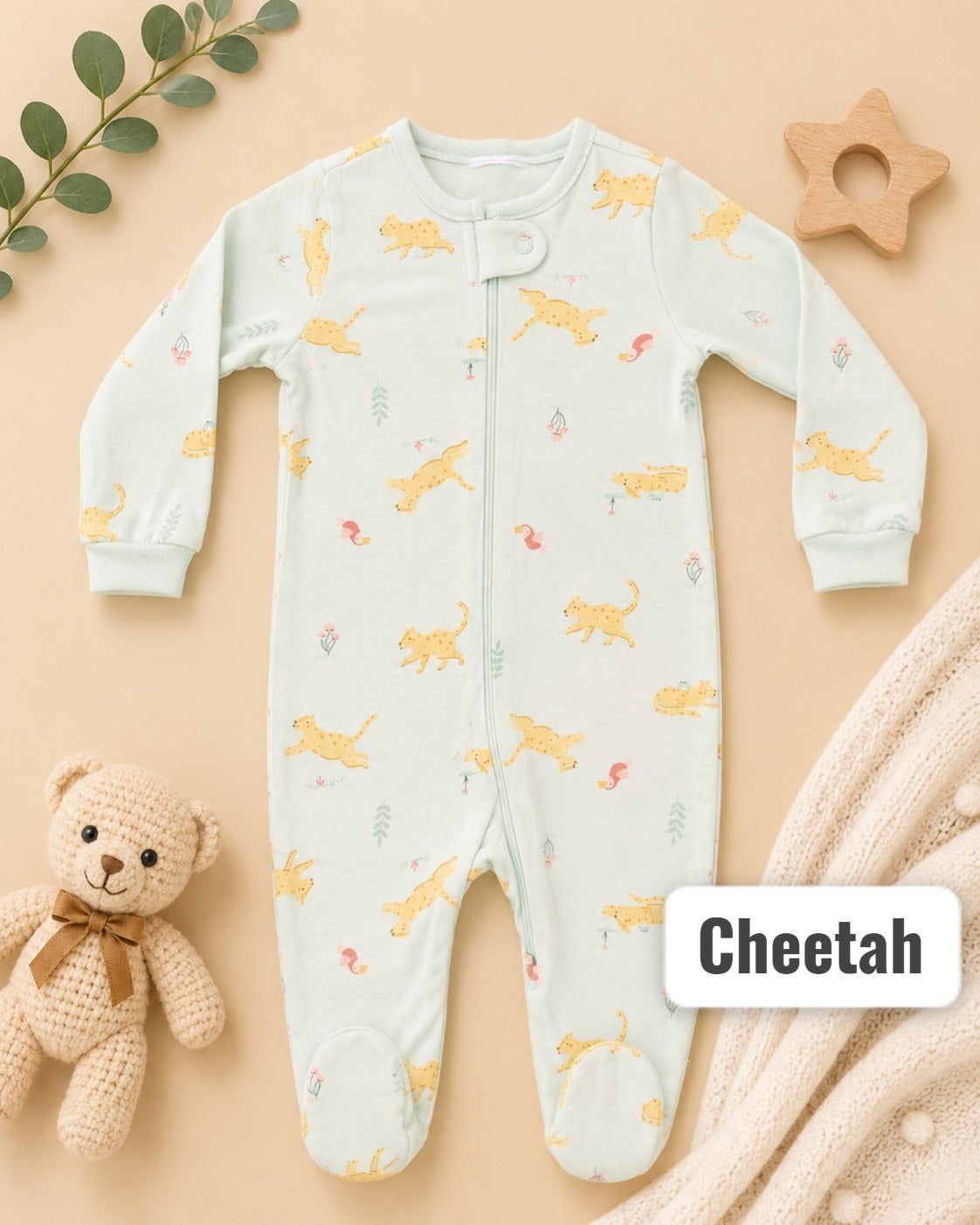 Footed Rompers sleepsuit-newborn