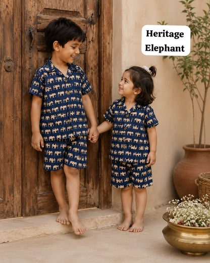 Aesthetic Unisex Short Sets for 2yrs to 10yrs | INDIAN Edition