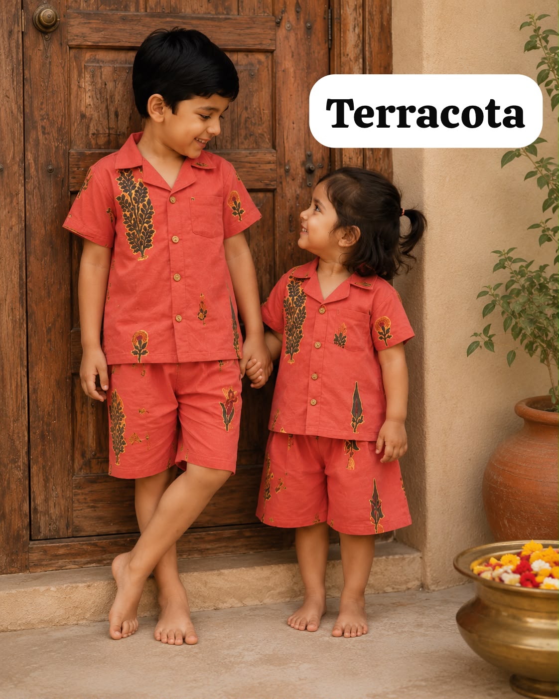 Aesthetic Unisex Short Sets for 2yrs to 10yrs | INDIAN Edition