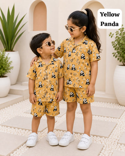 Aesthetic Unisex Short Sets for 2yrs to 10yrs | INDIAN Edition