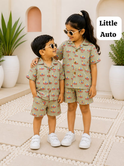 Aesthetic Unisex Short Sets for 2yrs to 10yrs | INDIAN Edition