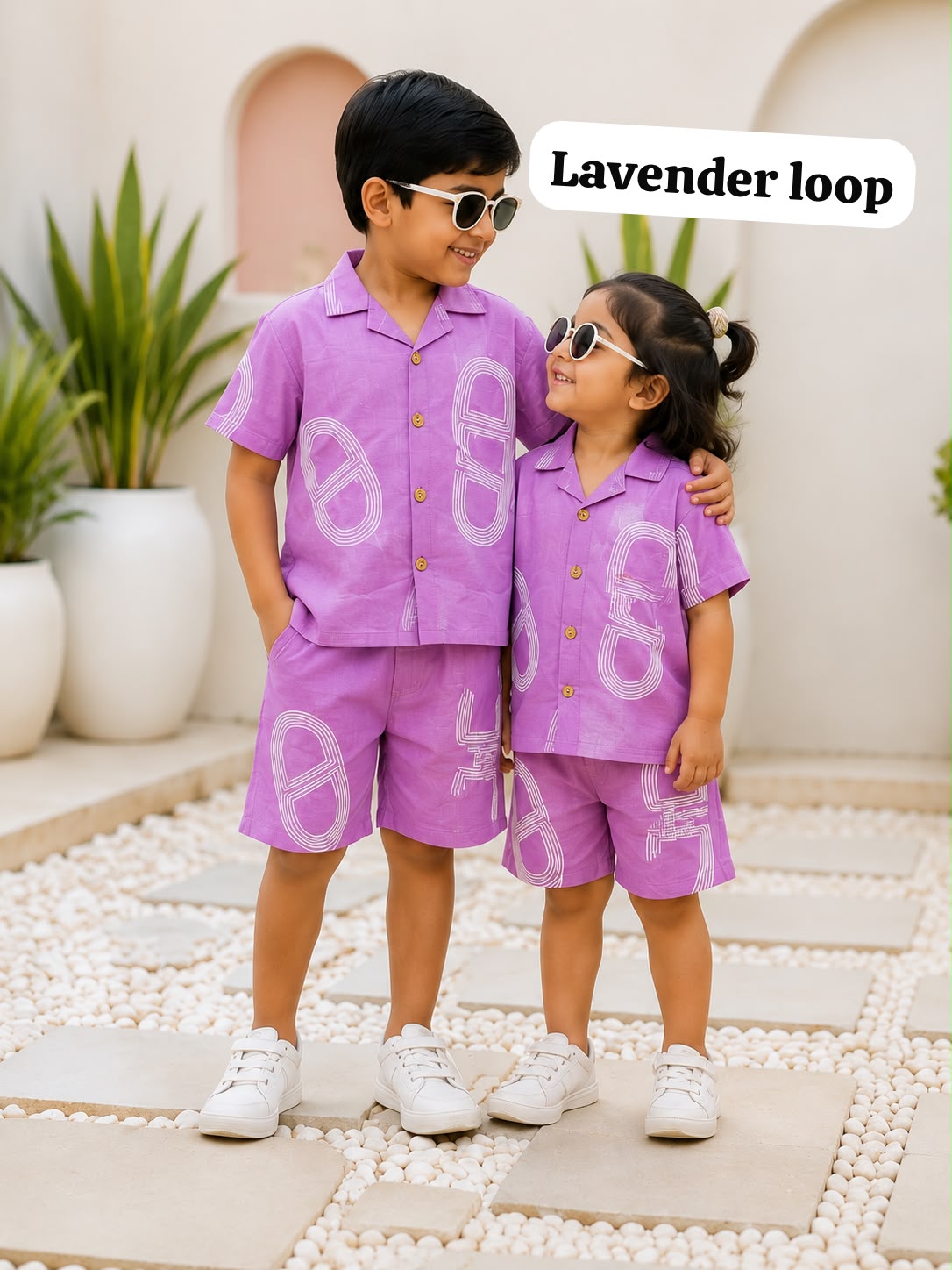 Aesthetic Unisex Short Sets for 2yrs to 10yrs | INDIAN Edition
