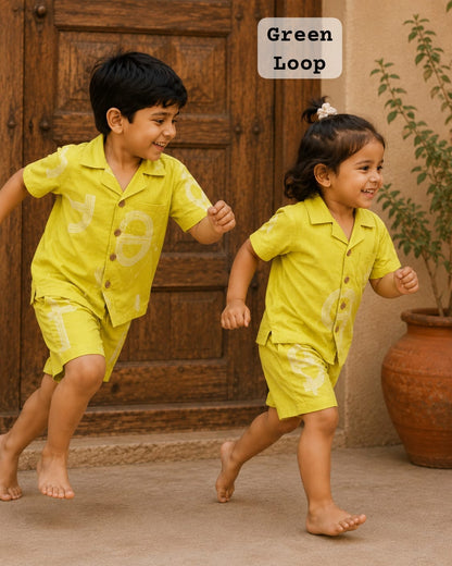 Aesthetic Unisex Short Sets for 2yrs to 10yrs | INDIAN Edition