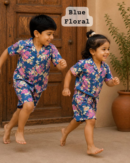 Aesthetic Unisex Short Sets for 2yrs to 10yrs | INDIAN Edition