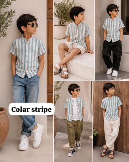 Premium Muslin Shirts for 7-8yrs Boys