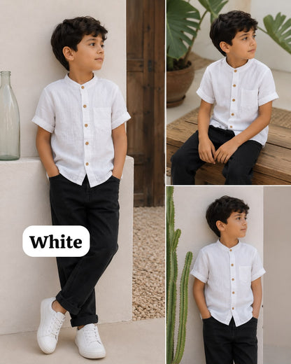 Premium Muslin Shirts for 7-8yrs Boys